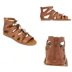 Lucky Brand Leather Centiee Almond Leather Sandal Women’s Size 6.5